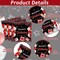 96 Pcs 18th Birthday Party Supplies Paper Plates Napkins Time To Adult Red Black 18 Years Old Birthday Party Dinner Dessert Tableware Set 18th Decorations Favors for Boys Girls Serves 24